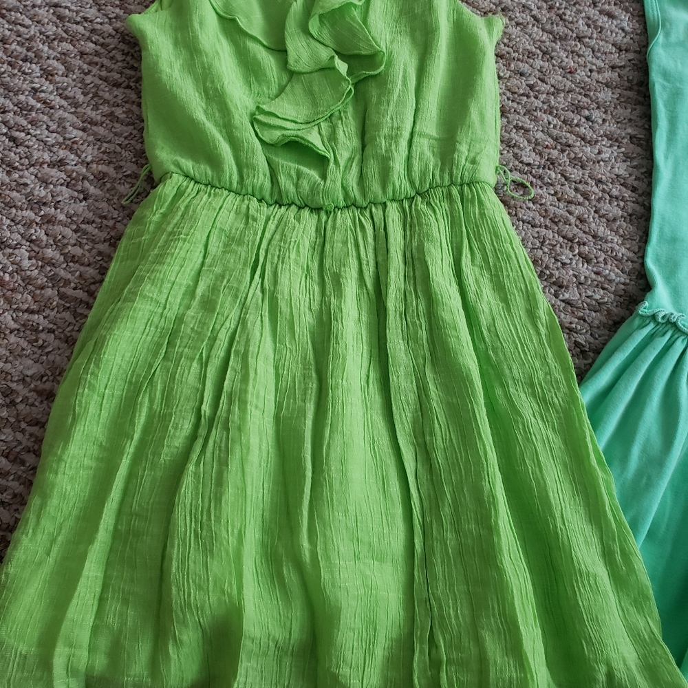 Green dress duo sz 7 - Picture 2 of 9